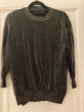 Mng extra small mock turtleneck sweater. See the close up - rainbow colors